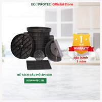 Bể Tách Dầu Mỡ, Bẫy Mỡ Thông Minh Ecoprotec tròn 25L Dành Cho Gia Đình, Nhà Hàng, Khách Sạn