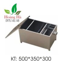 Bể tách mỡ 50L, Bẫy mỡ 50L, Bẫy mỡ Inox 50L