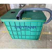 Bể tách mỡ nhựa 3 ngăn . 450X350X300cm. 40L. GTS-40