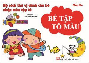 Bé Tập Tô Màu (Màu Đỏ)