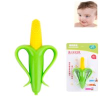 Bé Teethers Chăm Sóc Răng Silicone Chuối Ngô Phong Cách Núm Vú Giả Nhai Trẻ Sơ Sinh Răng Miệng Răng Bàn Chải