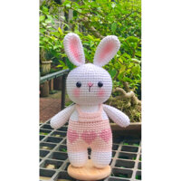 Bé thỏ móc len- Thú bông len