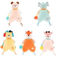 Bé Thoải Mái Đồ Chơi Hoạt Hình Dễ Thương Gấu Sư Tử Cáo Voi Mềm Mại Sơ Sinh Ngủ Búp Bê Trẻ Sơ Sinh Làm Dịu Đồ Chơi