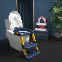 Bệ thu nhỏ bồn cầu có thang đi vệ sinh cho bé BABY CARE Best - hàng chuẩn cao cấp nhất thị trường