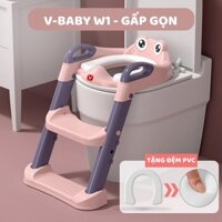 Bệ thu nhỏ bồn cầu có thang đi vệ sinh cho bé W1 & W2S ( hàng chuẩn cao cấp nhất thị trường )