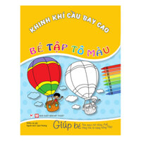 Bé Tô Màu Khinh Khí Cầu Bay Cao