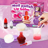 Bé Tự Làm Son Dưỡng Môi và Sơn Móng Tay Cùng Mẹ - Nails Polish Lipbalm Đồ Chơi Khám Phá Khoa Học Stem Cho Bé