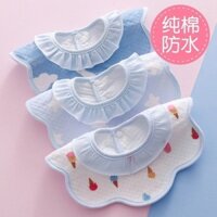 Bé Yếm Nước Bọt Khăn Sơ Sinh Búp Bê Chống khạc nhổ Sữa 0-3 Tuổi Nam Nữ Yếm
