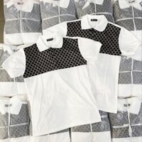 BE YOURSELF - ÁO THUN NAM CỔ TRỤ TAY NGẮN PHỐI HỌA TIẾT TRƯỚC NGỰC CHẤT COTTON THOÁNG MÁT