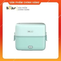 [Bear Chính Hãng] Hộp cơm điện Bear DFH-B12E1 màu xanh, dung tích 1.2L, công suất 270W, gồm 2 khay 3 ngăn sức chứa lớn.