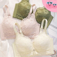 🎀bearbra🎀Quần lót siêu mỏng dành cho nữ Áo ngực không khung Push-Up Áo ngực có thể điều chỉnh