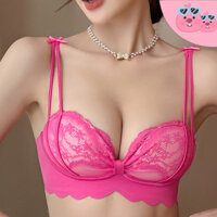🎀bearbra🎀Tập hợp quần lót ren nữ Áo ngực không khung