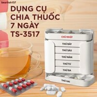 ▲bearlish157Hộp, khay chia thuốc 7 ngày, 4 buổi 1 ngày - Đài Loan - TS5317