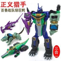 Beasts Team Justice Hunter Hulk Robot Ba Trong Một Vua Icarus Cá Sấu Biến Hình Đồ Chơi