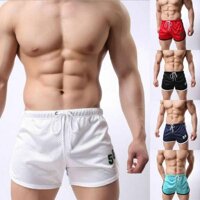 Beautifultime Nam Mùa Hè Thoáng Khí Quần Short Tập Gym Chạy Bộ Thể Thao Giấc Ngủ Ngắn Quần