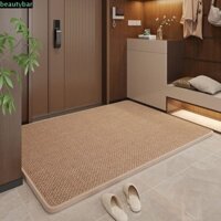 Beautybar Thảm phòng tắm giả vải lanh, Thảm trải sàn cho mèo thoải mái thoáng khí, Thảm cửa vệ sinh dày đa năng mềm mại Phòng khách