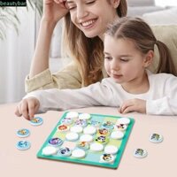 Beautybar Trò chơi trên bàn Tic-Tac-Toe, Trò chơi xếp hình tư duy lật cờ vua XO 2 trong 1, Trò chơi bảng phù hợp với động vật giáo dục tương tác giữa cha mẹ và con cái