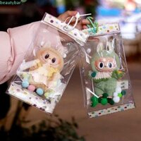 Beautybar Túi trưng bày thời gian Labububu, Túi đi chơi búp bê thời gian Labubububu chống bụi, Hộp đựng trong suốt Túi đựng kẹo trong suốt Túi đựng đồ trang sức Labububu 17cm