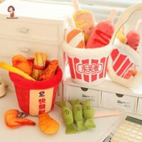 Beautyhaven Chậu Cây Búp Bê Sang Trọng, Giả Vờ Nấu Thịt Viên Nhồi Bông Cây Sang Trọng, Gối Đệm Đồ Chơi Sống Động Như Thật Kawaii Nồi Mềm Xiên Đồ Chơi Nhồi Bông Bạn Gái
