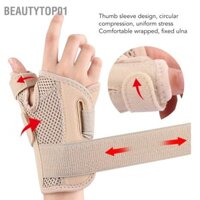 BeautyTop01 Nẹp ngón tay cái Spica Nhẹ Có thể điều chỉnh thoáng khí Hỗ trợ cổ để bảo vệ gân khi chơi thao