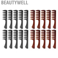 Beautywell Styling Hair Comb  18.5x 4.5cm PS Portable Long Handle Rounded Edge 10 Pcs for Office Men