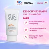 [BEBECO] Kem chống nắng dưỡng trắng da phổ rộng chống nắng hoàn hảo SUN SCREEN SPF 50/PA++++ - DA16