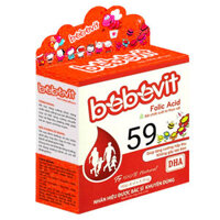 Bebevit Folic Acid, bổ sung sắt và các thành phần cần thiết cho quá trình tạo máu
