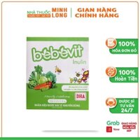 Bebevit Inulin - Bổ sung chất xơ giúp bé khỏi táo bón (Hộp 20 ống)