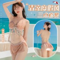 [Bebinca] Bikini Đồ Bơi Đi Biển Trận Chiến Nước Đồ Lót Gợi Cảm Trường Phù Hợp Với Bộ Đồ Ngủ Gợi Cảm M9176
