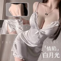 [Bebinca] Có Thể Mặc Ngoài Chống Trơn Trượt Váy Ngủ Gợi Cảm Bộ Đồ Ngủ Gợi Cảm 5817