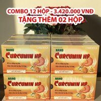 [Bebu123]Combo 12 Hộp Nano Curcumin HP Học Viên Quân Y - Từ Nano Curcumin, Khương Hoàng, Bạch Truật, Hoài Sơn