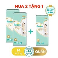[Bebu123]Combo 2 Tã/Bỉm Quần Pampers Nhật Bản size M44/L34/XL30