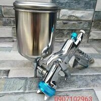 [BÉC 1.3/1.1] Súng phun sơn K100 Yunica chính hãng Đài Loan, cốc inox có chân 400ml