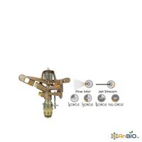 Béc phun 2 tia cánh đập điều chỉnh góc tưới Aqua Mate SW-P0133AD