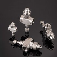 Béc Phun Áp Lực Trộn Khí Lỏng Bằng Thép Không Gỉ 304 Có Thể Điều Chỉnh Áp Suất DN15