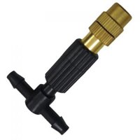 Béc phun sương đơn đồng kèm T nối nhanh ống 6mm-8mm