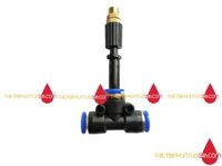 Béc  phun sương đồng cao cấp đơn hướng  kèm T nối nhanh 8mm