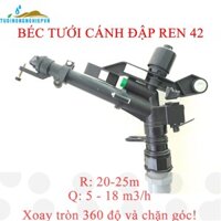 Béc tưới cây ren 42 - Tưới phun 360 độ bán kính max 25m