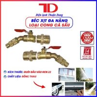 Béc vòi xịt rửa vệ sinh bảo dưỡng máy lạnh điều hoà có chỉnh tia đa năng - Điện Lạnh Thuận Dung - Cong - Cá sấu