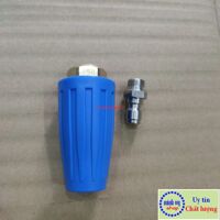 Béc xịt rửa cao áp xoáy Turbo 360 độ cho máy rửa xe áp lực cao (Ren nối nhanh 1/4)