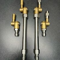 Béc xoay 360 độ . Mẫu chỉnh tia nước và mẫu tia xoè quạt . Khớp nối nhanh thông dụng