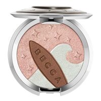 Becca - Phấn Bắt Sáng và Tạo Khối, Má Hồng Shimmering Skin Perfector Pressed Highlighter & Sunlit Bronzer 7g OCEAN GLOW box cũ