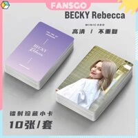 Becky Rebecca  Album Ảnh Dán Poster Hình Thẻ