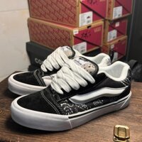 Bedwin x Vans Knu Skool Hoa điều không đều quýt vịt thủ công bánh mì giày