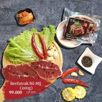 Beefsteak bò Mỹ thượng hạng 200g