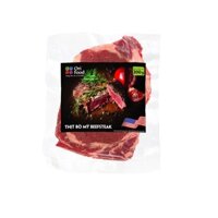 Beefsteak Thịt Bò Mỹ (Khay 200gr) tỷ lệ vân mỡ hoàn hảo giúp thịt đạt tới độ mềm lý tưởng, vị thơm ngon, béo ngậy