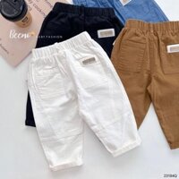 Beemo / BeBukids - Quần Kaki vải mềm cho bé trai từ 6 tháng đến 4 tuổi