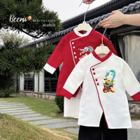 [BEEMO] Set áo dài cách tân - áo dài tết cho bé trai từ 9-24kg ADT2501