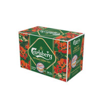 Beer Carlsberg Pilsner lon Hộp Quà - 1 thùng 24 lon 330ml