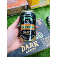 [BEERLAO] Combo 6 lon bia Lào đen dark lager, 6% uống quên sầu